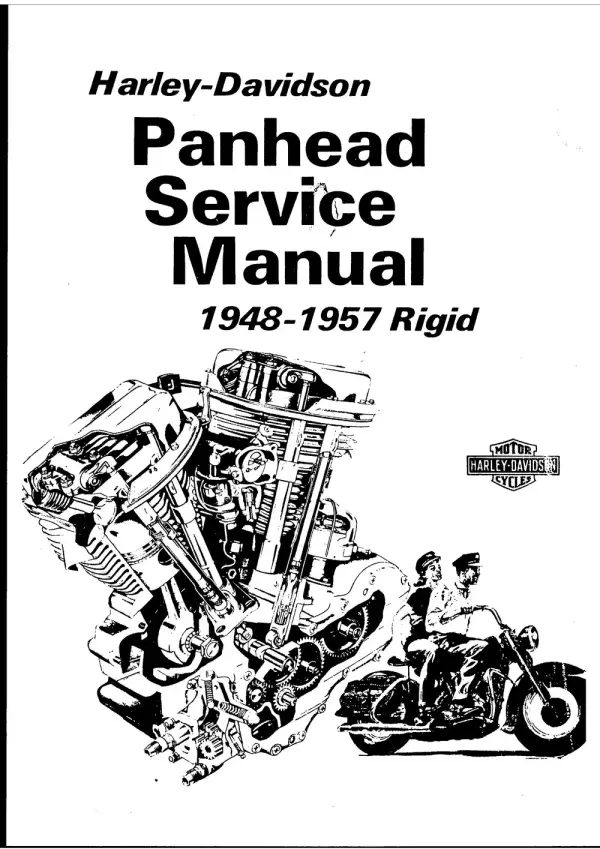 Manual De Serviços – Harley Davidson – Panhead Rigid – 1948 – 1957