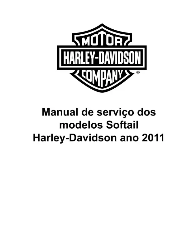 Manual De Serviços – Harley Davidson – Softail Models – 2011