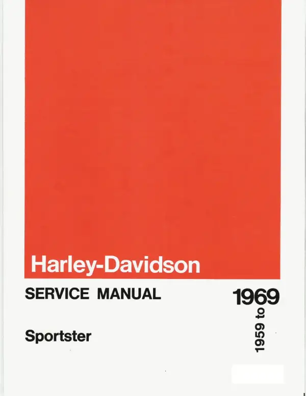 Manual De Serviços – Harley Davidson – Sportster Models – 1959 – 1969