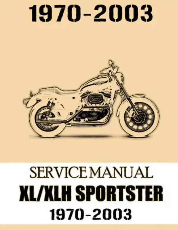 Manual De Serviços – Harley Davidson – Sportster Models – 1970 – 2003
