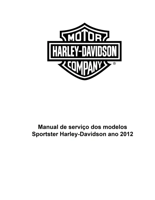 Manual De Serviços – Harley Davidson – Sportster Models – 2012