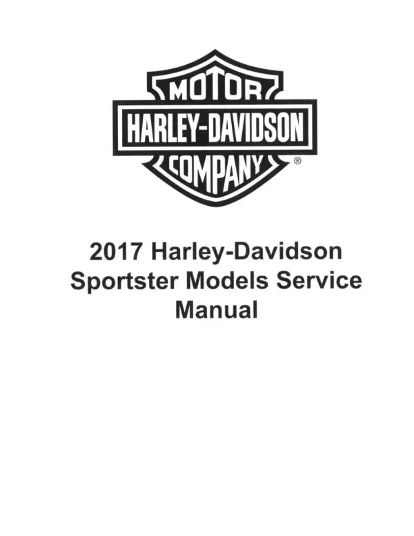 Manual De Serviços – Harley Davidson – Sportster Models – 2017