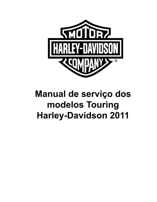 Manual De Serviços – Harley Davidson – Touring Models – 2011