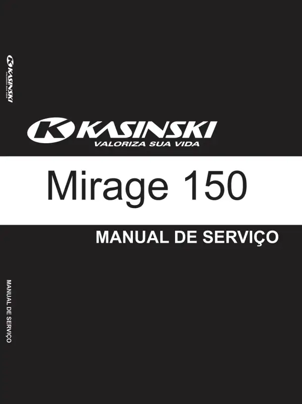 Manual De Serviços – Kasinski – Mirage 150 – 2009 – 2011