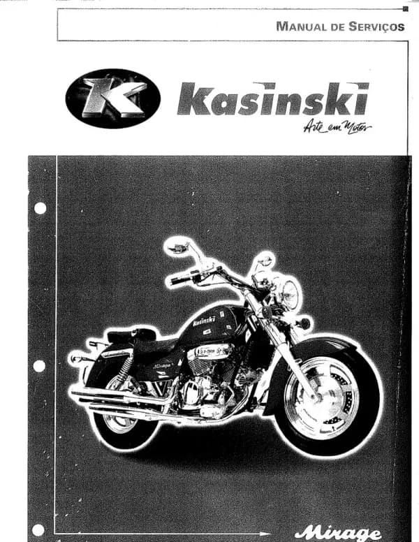 Manual De Serviços – Kasinski – Mirage 250 Carburada